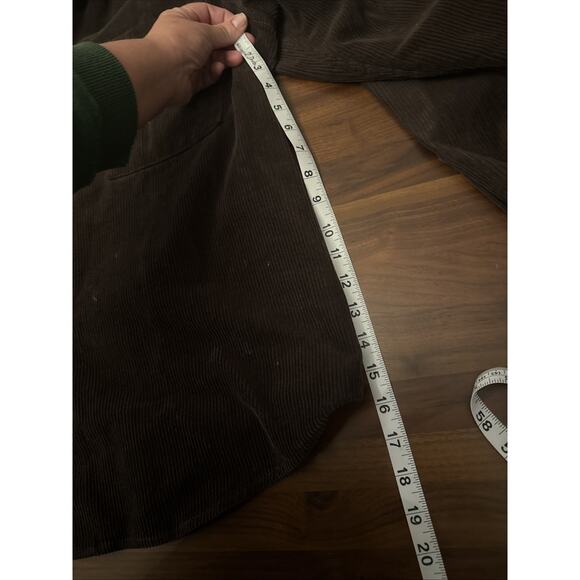 Gap Men’s XL Brown Corduroy Long Sleeve Button Front Shirt Barn Chores Jacket - Picture 6 of 6